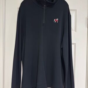 Men's Onward Reserve Black Yeager performance pullover.